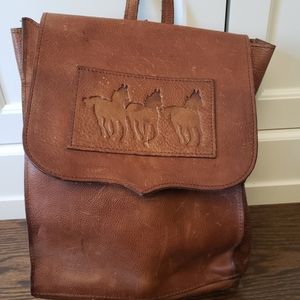 Leather Backpack/bag